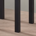 thumbnail image 5 of Kings Brand Furniture Zayne Modern Square Wood Parsons Side End Table for Bedside Use, Nightstand, Bedroom, Living Room, or Office (Black), 5 of 6