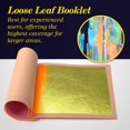 thumbnail image 3 of Barnabas Blattgold Gold Leaf - Oro real de 24 quilates [20 hojas, 3.1 pulgadas] - Hojas sueltas para pintura, artes y manualidades, 3 of 8