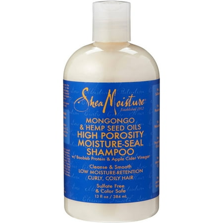3 Pack - Shea Moisture Mongongo & Hemp Seed Oils High Porosity Moisture-Seal Shampoo 13 (Best Oils For High Porosity Hair)