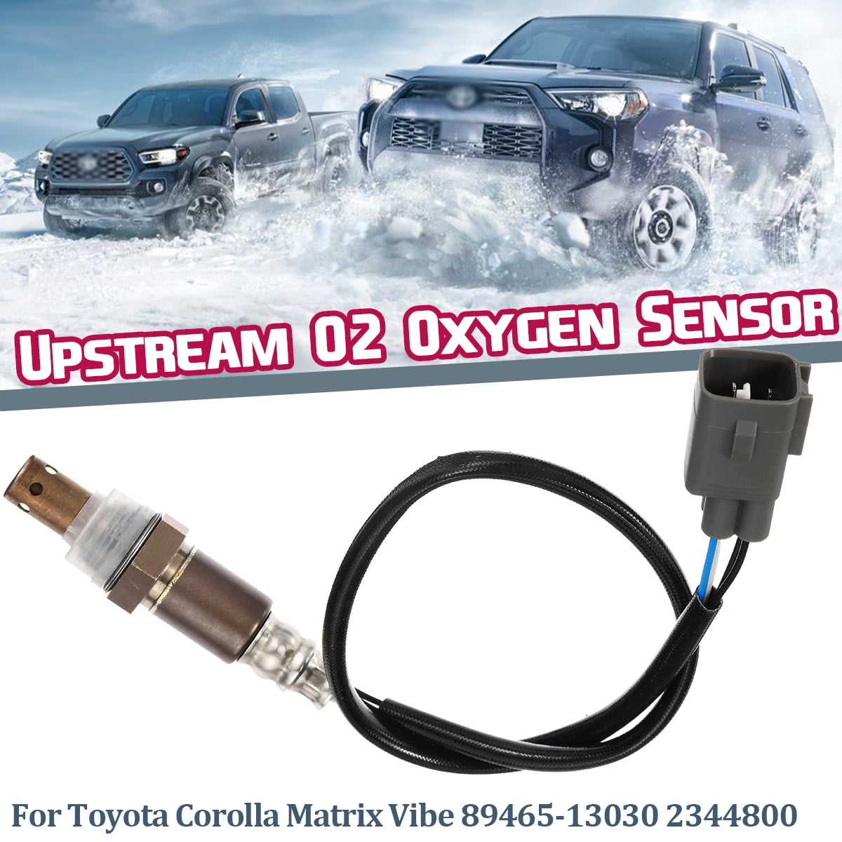 2003 2004 Oxygen Sensor O2 Pair Front & Rear For Toyota Corolla Matrix 1.8L