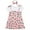 Watermelon, variant on Short Sleeve Dresses for Little Girl Casual Crewneck Dress Strawberry Print Cute Pink Outfit Size 3-4Y