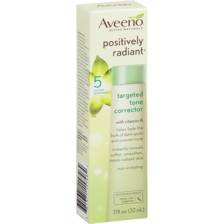 Aveeno Active Naturals Positively Radiant Targeted Tone Corrector, 1.1 fl oz