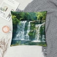 thumbnail image 2 of Orinice Waterfall Trees Pond Graphic Decorative Throw Pillow Cover for Home Couch Living Room Bed Sofa Soft and Durable 1PC 20x20in, 2 of 5
