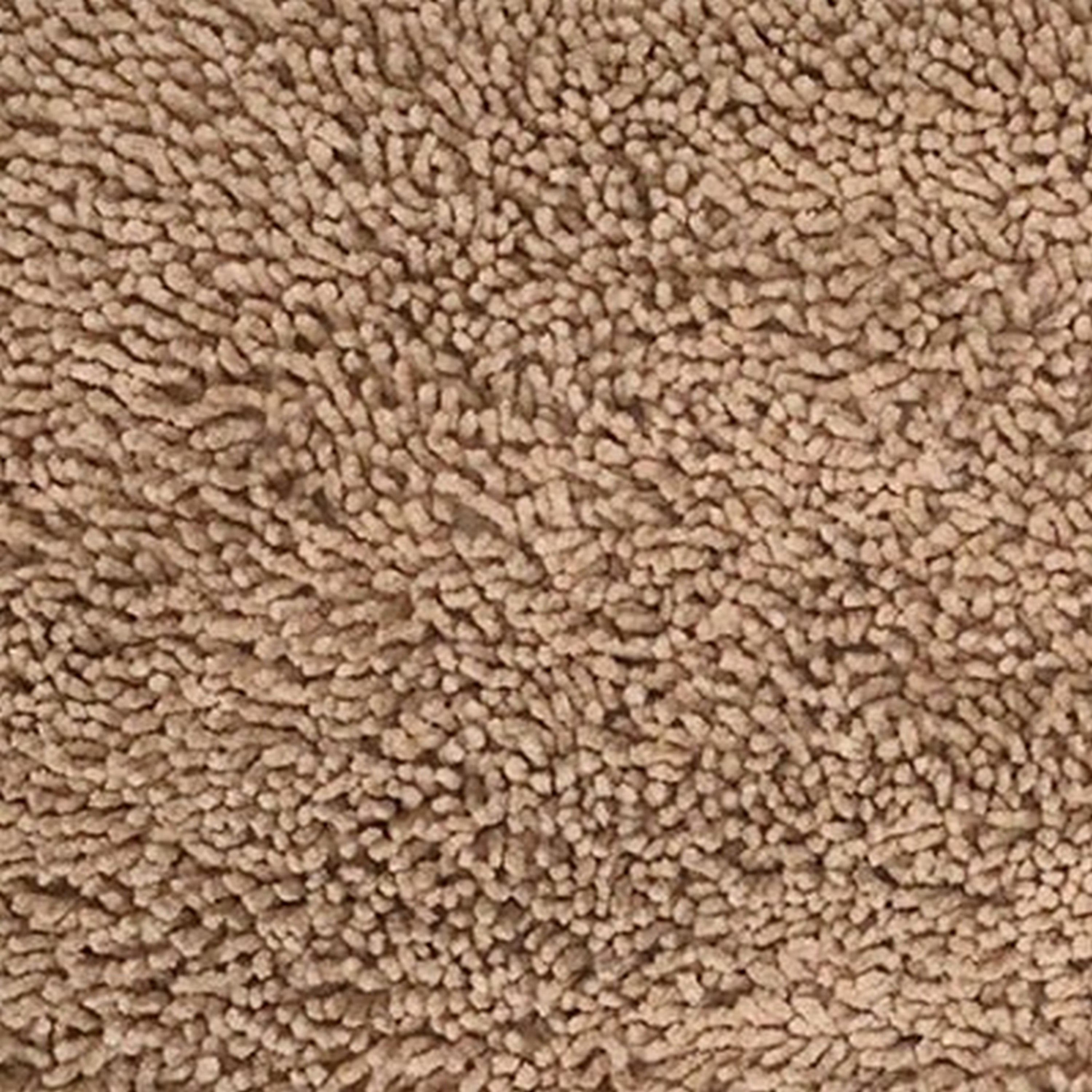 Home Weavers Fantasia Bath Rug 100% Cotton Non-Slip Bathroom Rug Set Machine Washable Bathroom Rug-17"x24", Bath Rug- 21"x34", Linen Color 2 Piece Bath Carpet set