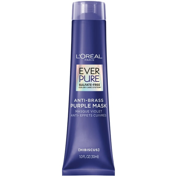 L'Oreal Paris Everpure Anti Brass, Color Protection, Hair Mask, for Color Treated Hair, 3 fl oz