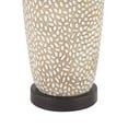 thumbnail image 6 of 360 Lighting Anna 27 1/4" Tall Modern Coastal Table Lamps Set of 2 Beige Pebbled White Shade Living Room Bedroom Bedside, 6 of 10