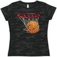 thumbnail image 3 of Inktastic Basketball Swish Women's T-Shirt, 3 of 5