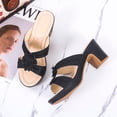 thumbnail image 5 of Sandalias de nuevo estilo, zapatos de tacón alto de tacón grueso para mujer, sandalias y zapatillas para mujer Wmkox8yii  hj789, 5 of 5