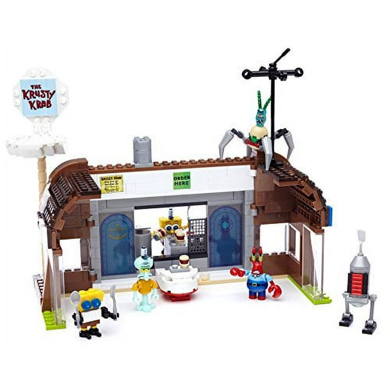 Mega bloks spongebob store krusty krab attack