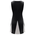 thumbnail image 4 of Vestidos de verano para mujer Estampado de playa Sin mangas Cuello redondo Casual Vestido sin mangas suelto Pompotops  ghjkhdj5835, 4 of 5
