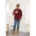 thumbnail image 3 of Iceglad Mens Flannel Plaid Shirts Long Sleeve Button Down Shirt Casual Shirts Work Shirts for Men, 3 of 9
