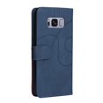 thumbnail image 2 of Case for Samsung Galaxy S8 Leather Wallet Book Flip Folio Stand View Cover - Blue, 2 of 5