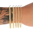 thumbnail image 6 of Nuragold 10K Real Yellow Gold Solid Miami Cuban Link Chain Bracelet 7"-9" (2.7mm-10mm) Italian Jewelry for Men & Women, 6 of 22