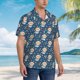 thumbnail image 3 of Balery Astronaut Corgi Dog Camisas hawaianas de manga corta para hombre, camisas playeras de corte holgado, camisas de vacaciones con botones,X-Large, 3 of 7