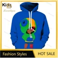 thumbnail image 3 of Sudadera con capucha de anime para niños, 4T-16T, sudadera con capucha de Leon Crow, camiseta de disfraz con estampado 3D, camiseta de manga corta, camisetas de dibujos animados nuevas 2021, 3 of 5
