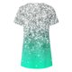 thumbnail image 5 of Blusas de Manga Corta para las Mujeres Botón Impreso Cuello Redondo Top Casual, Blusas para las Mujeres Casual, 5 of 5
