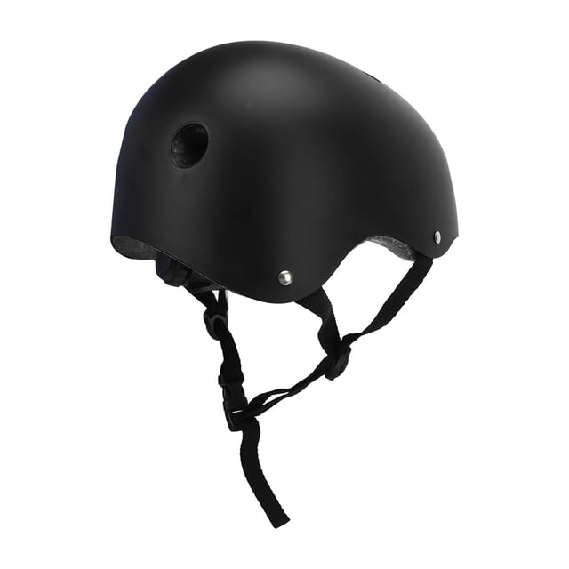 Skateboard Cycling Helmet, ABS, EPS Adjustable Skateboard Helmet For Kids, Black