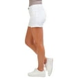 thumbnail image 3 of Jordache Women's High Rise Relaxed Boyfriend Rolled Cuff Short, 3 of 3