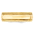 thumbnail image 2 of Primal Gold 14 Karat Yellow Gold 7mm Double Milgrain Comfort Fit Band Size 4.5, 2 of 5