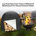 thumbnail image 1 of Log Hoop Rack Cover For Round Series Firewood Holder, 1 of 5