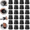 thumbnail image 1 of Protectores de patas de silla, 24 piezas compatibles con pisos de madera dura. Pata de silla de silicona, 1 of 2