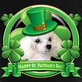 thumbnail image 3 of CafePress - Happy St. Patrick's Day Poodl Women's Dark Pajamas - Women's Short Sleeve Print T-Shirt and Pants Dark Cotton Pajama Set, 3 of 7