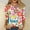 ZA-White, variant on Aboser Womens T-shirts Peace Sign Hippie Theme T Shirt Soul Inspirational Tee Tops Party 60s 70s Outfit Women 3/4 Sleeve Casual T-Shirt