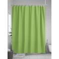 thumbnail image 5 of Shower Curtain Green Shower Curtains for Bathroom, Waterproof Polyester Shower Curtain Set with Hooks, Stall Long Size 54"x78" Solid Color, 5 of 6