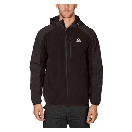 Reebok outerwear full zip Fleece M/Black