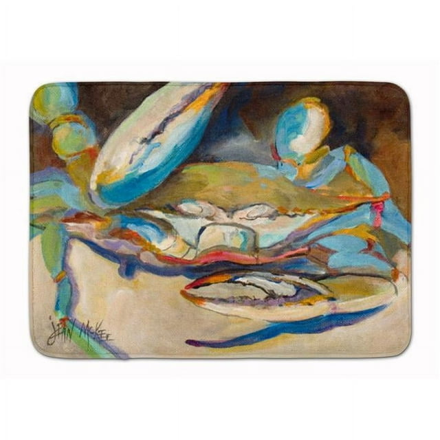 Carolines Treasures JMK1099RUG Big Crab Claw Blue Crab Machine Washable Memory Foam Mat