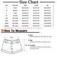 thumbnail image 3 of Women's Jean Shorts Plus Size 5XL Fashion Solid Color Pockets High Waist Tightness Denim Shorts, 3 of 3