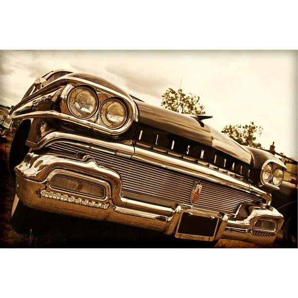Canvas Print Automotive Vintage Car Oldsmobile Classic Stretched Canvas