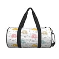 thumbnail image 2 of Haiem Little Elephant Pattern Gym Bag for Women Men, Waterproof Travel Duffel Bags, Personal Item Travel Bag Weekender Bag with Shoes Compartment & Wet Pocket, 2 of 8