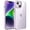 Purple, variant on JETech Case for iPhone 14 6.1-Inch, Shockproof Phone Bumper Cover, Solid Color Matte TPU Frame, Anti-Scratch Clear Back (Purple)