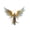A010- Style J, variant on Bohemian Guitar Winged Dreamcatcher Hanging Ornament Stained Glass Style Resin Art Decor for Mother Daughter Dance Commemoration Home Window Desktop Display 1 Pack