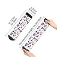 thumbnail image 5 of Bingfone Sailing Marine Travel Design Patterned Men'S Women'S Casual Cotton Socks, 5 of 9