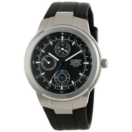 Casio - Men's Multi-Function Analog Watch, Black Strap - Walmart.com