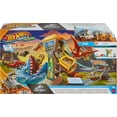 thumbnail image 7 of Hot Wheels Racer Verse Jurassic World Blue’s Raptor Rush Track Vehicle Playsets, 3 Pieces, 7 of 7
