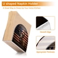 thumbnail image 4 of American Flag Deer Napkin Holder for Table Clear Napkin Stand Paper Holder Acrylic Organizer Dispenser Napkins for Dinner Kitchen Restaurant Room, 4 of 8