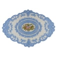 thumbnail image 1 of 2 Pcs Embroidered Lace Placemat Coaster Coffee Doilies Table Mat Cover Home Decor, 1 of 4