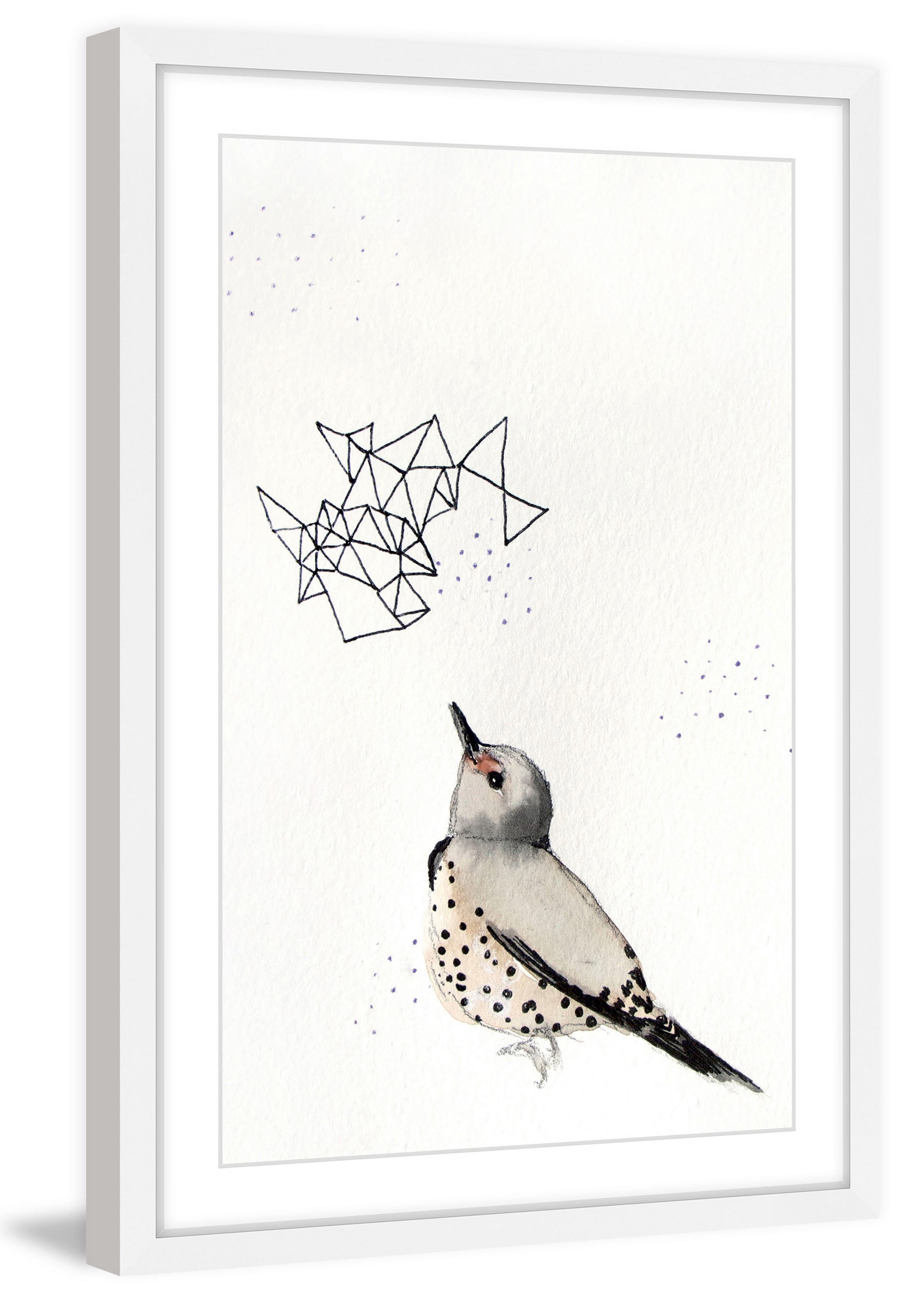 "Northern Flicker" Framed Painting Print