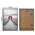 thumbnail image 3 of ELSKER&HOME 27x40 Poster Frame 3 Pack, Black Picture Frame for Horizontal or Vertical Wall Mounting, 3 of 7
