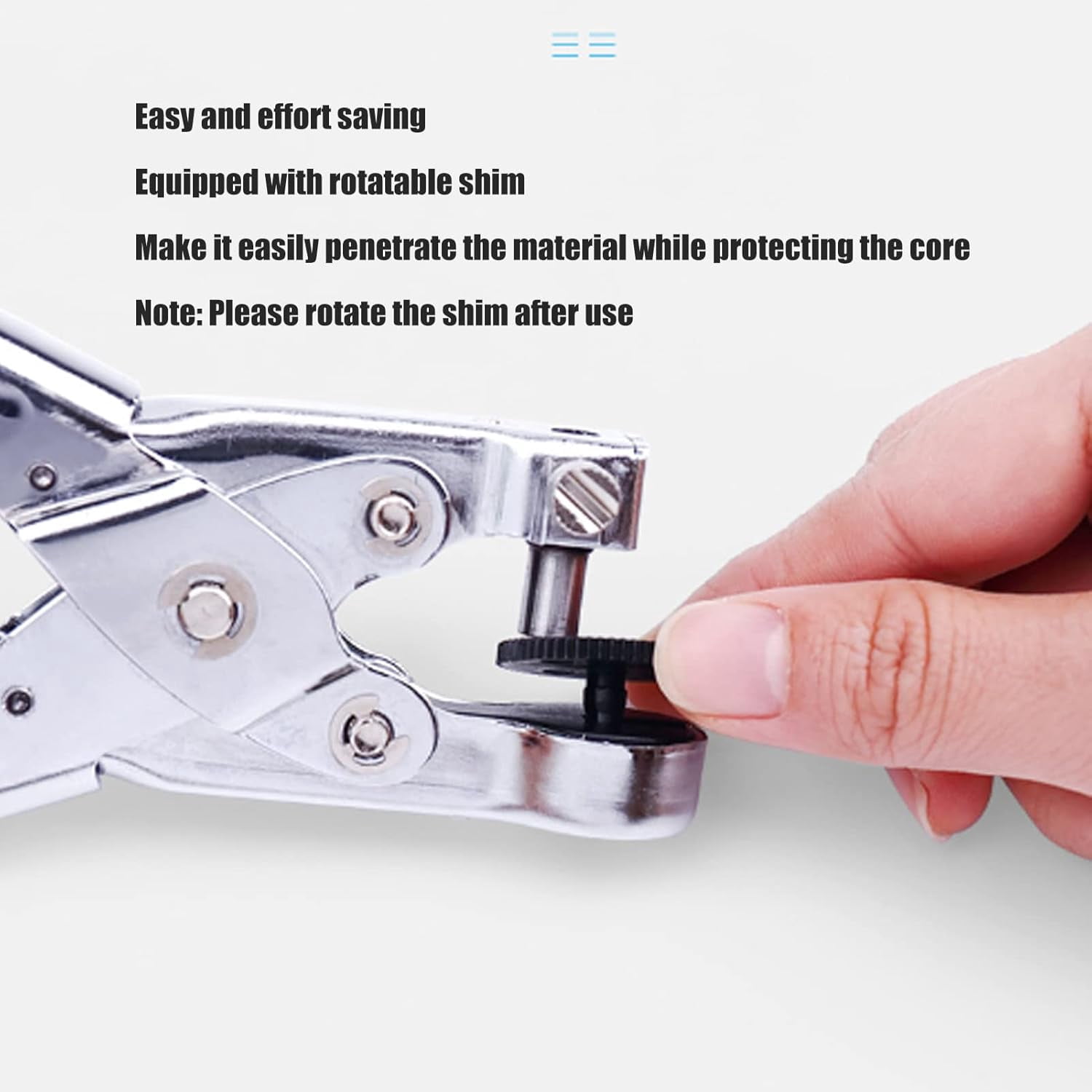 IULAVP Single Hole Punch 1/4 Inch, 7mm Paper Hole Puncher with Soft Grip Handle, Handheld Single Hole Puncher for Crafts, Office, Classroom, Scrapbooks, Tags