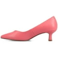 thumbnail image 2 of Journee Womens Pammie Slip On Pointed Toe Kitten Heel Pumps, Widths Available, 2 of 9
