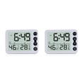 thumbnail image 1 of Inteprter Reloj Digital de escritorio, Sensor Dual, alarma electrónica, termómetro, botón de operación, funciona con batería, temporizador LCD, Type3 NO3 Inteprter CBP162558, 1 of 6