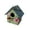 Green, variant on SPRING PARK Wooden Bird House, Hanging Birdhouse for Outside, Garden Patio Decorative Nest Box Bird House for Wren Swallow Sparrow Hummingbird Finch Throstle