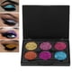 thumbnail image 4 of DNM 6 colores brillo sombra de ojos mate lentejuelas paleta de sombra de ojos maquillaje cosmético B01 #, 4 of 8