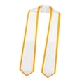 thumbnail image 2 of TISHITA Graduation Stole Scarf Graduation Sash for High School Graduation Ceremonies white, 2 of 8
