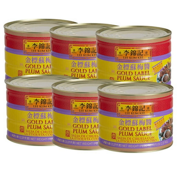 Lee Kum Kee 5 lb. Gold Label Plum Sauce - 6/Case - Sweet and Tangy Flavor Elevation