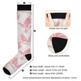 thumbnail image 3 of Haosy Compression Socks for Men Women Knee High Running Socks for Nurse Hiking Recovery Travel Athletic 2 Pairs Pegasus Unicorn Fly, 3 of 9